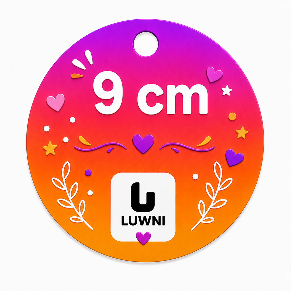 4 מדבקות בעיצוב אישי – 9 ס"מ